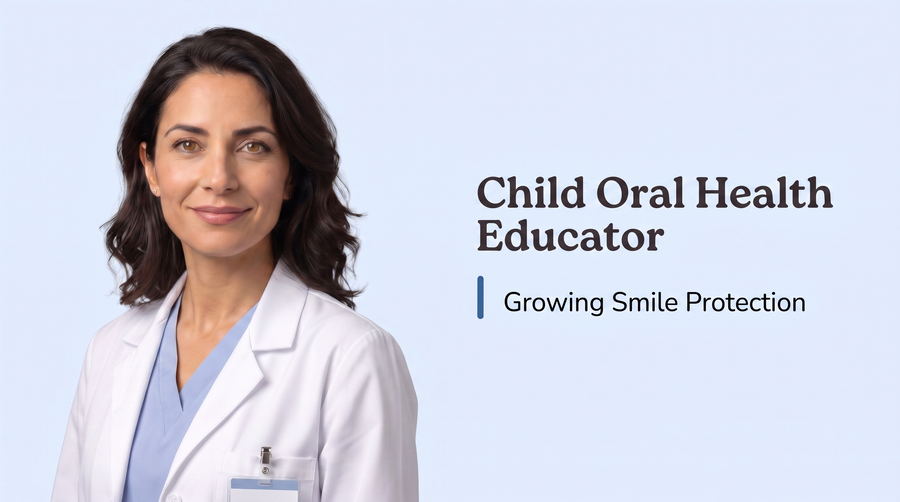 Child oral health educator advisory image